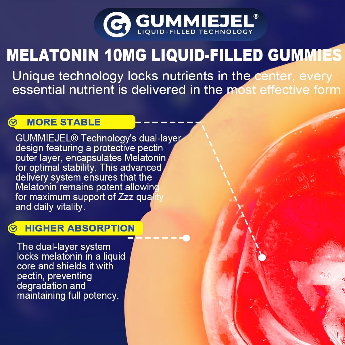 Nextdia Gummies de Mélatonine avec étiquettes détaillant les ingrédients