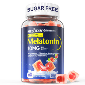 Nextdia Gummies de Mélatonine Sans Sucre 10mg vue de face
