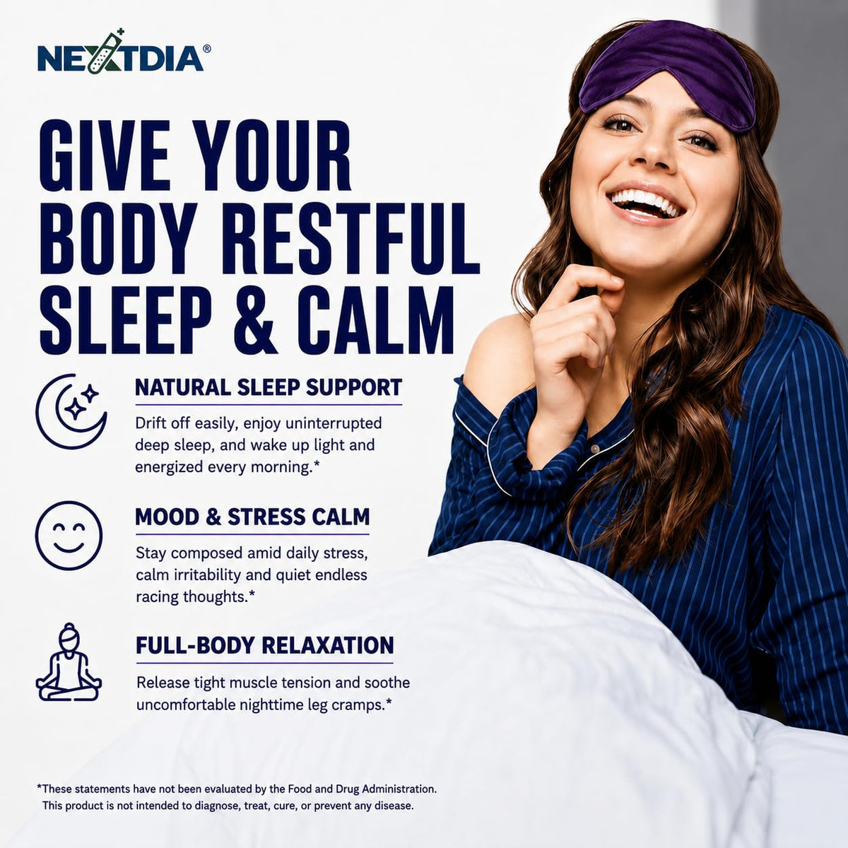 Nextdia Gummies de Sommeil Adultes, vue de l'emballage