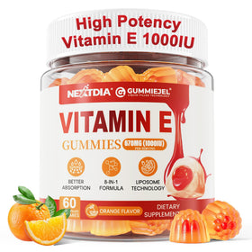 Nextdia Gummies de Vitamine E Liposomales 1000IU vue de face