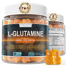 Nextdia Gummies L-Glutamine 1000mg vue de face avec emballage