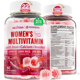 Nextdia Gummies Multivitamines Methylées Femmes 240g vue de face