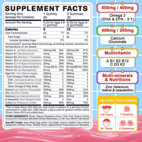 Nextdia Gummies Omega 3 pour enfants paquet arrière
