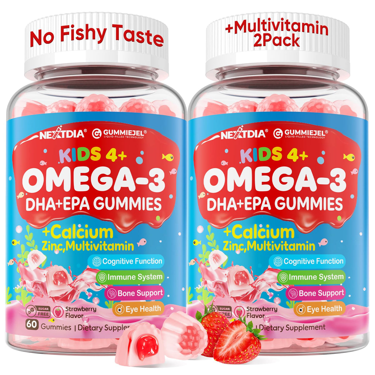 Nextdia Gummies Omega 3 pour enfants paquet avant