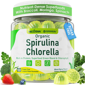Nextdia Gummies Spiruline et Chlorelle 499g vue avant
