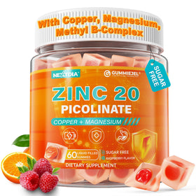 Nextdia Gummies Zinc Picolinate Cuivre 60 pièces - vue avant