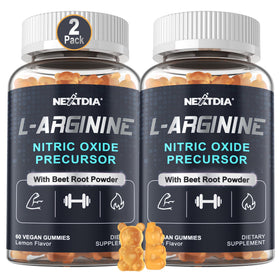 Nextdia L-Arginine 1300mg gummies packaging front view