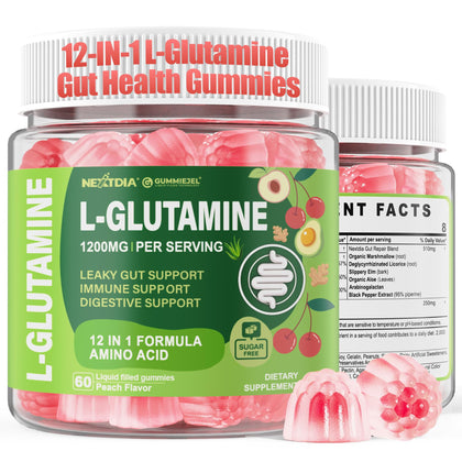 Nextdia L-Glutamine 1200mg Gummies pot de 240g