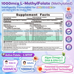 Nextdia L-Méthylfolate 1000mcg Gummies, emballage