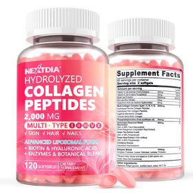 Nextdia multi-collagène 2000mg flacon de 240 capsules