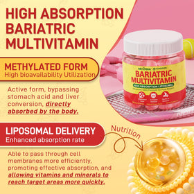 Nextdia Multivitamines Bariatriques Methylées 31-en-1 gummies avec des baies mélangées