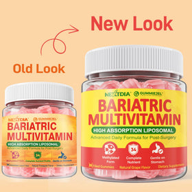 Nextdia Multivitamines Bariatriques Methylées 31-en-1 gummies sur une table