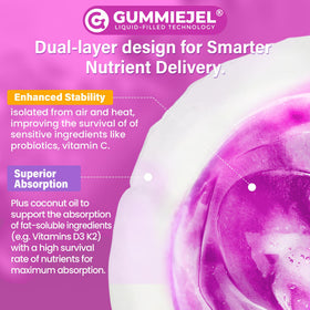 Nextdia Multivitamines Femmes 50+ Gummies 240g ingrédients