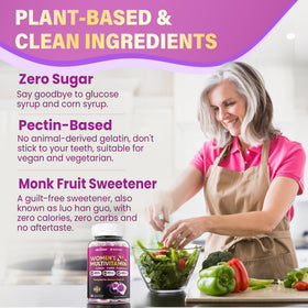 Nextdia Multivitamines Femmes 50+ Gummies 240g prise quotidienne