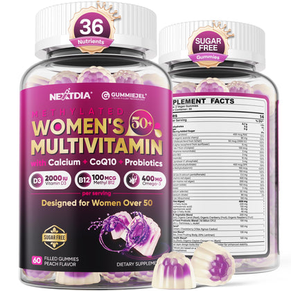 Nextdia Multivitamines Femmes 50+ Gummies 240g vue de face