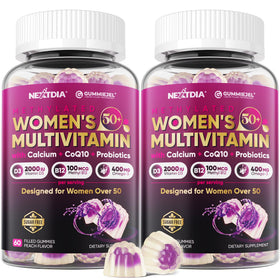 Nextdia Multivitamines Gélifiées Vegan 50+ vue avant du pot