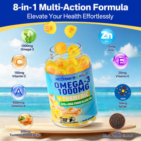 Nextdia Omega-3 Gummies, composants naturels et ingrédients