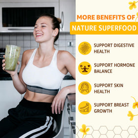 Nextdia Pollen d'Abeille Bio 1000mg – gummies sur une table