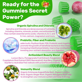 Nextdia Super Greens Gummies Multivitamines on a table
