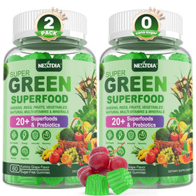 Nextdia Super Greens Gummies Multivitamines packaging front view