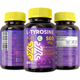 NGU Next Gen U L-Tyrosine 500 mg 180 capsules front view