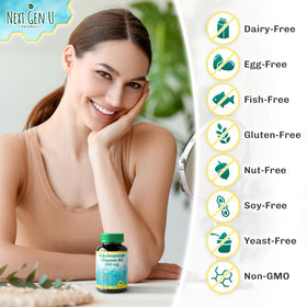 NGU Next Gen U Vitamine B3 500 mg 240 capsules vue de côté