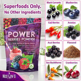 NGU Super Berry Powder 150g sachet arrière