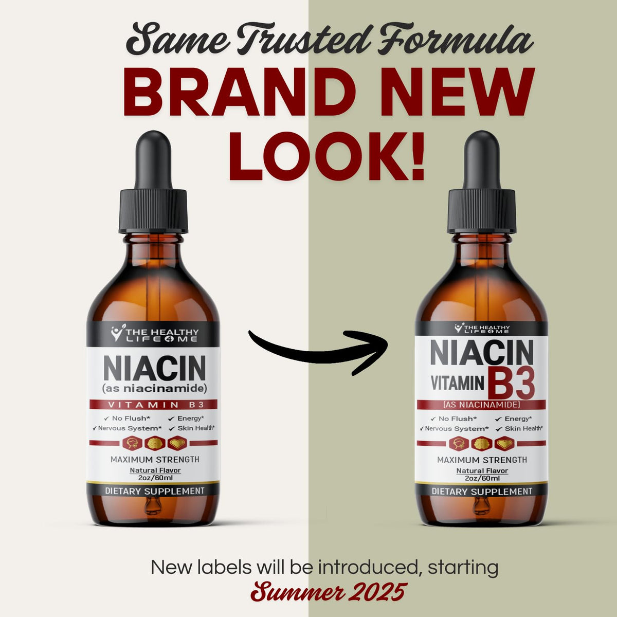 Niacine liquide THE HEALTHY LIFE 4 ME en mode de vie actif