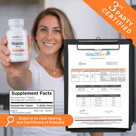 Niacinex Niacine 500mg en milieu de vie active
