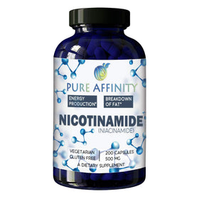 Nicotinamide Pure Affinity 200 comprimés 500 mg vue de face