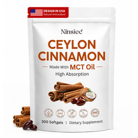 Ninsiec Cannelle de Ceylan 1800mg 300 capsules vue de face