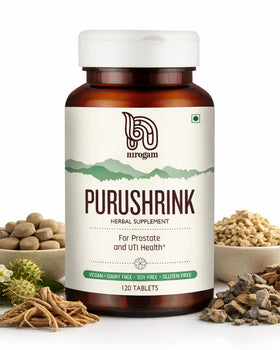 Nirogam Purushrink 120 comprimés, vue de face avec emballage
