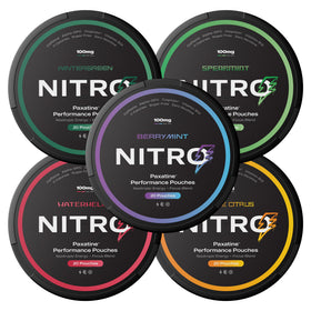 NITRO Pouches boîte de 20 poches nootropiques vue de face