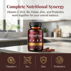 NIVARA FerraVital Fer pour Femmes étiquette du produit