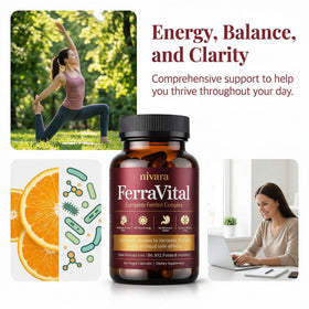 NIVARA FerraVital Fer pour Femmes flacon avec capsules