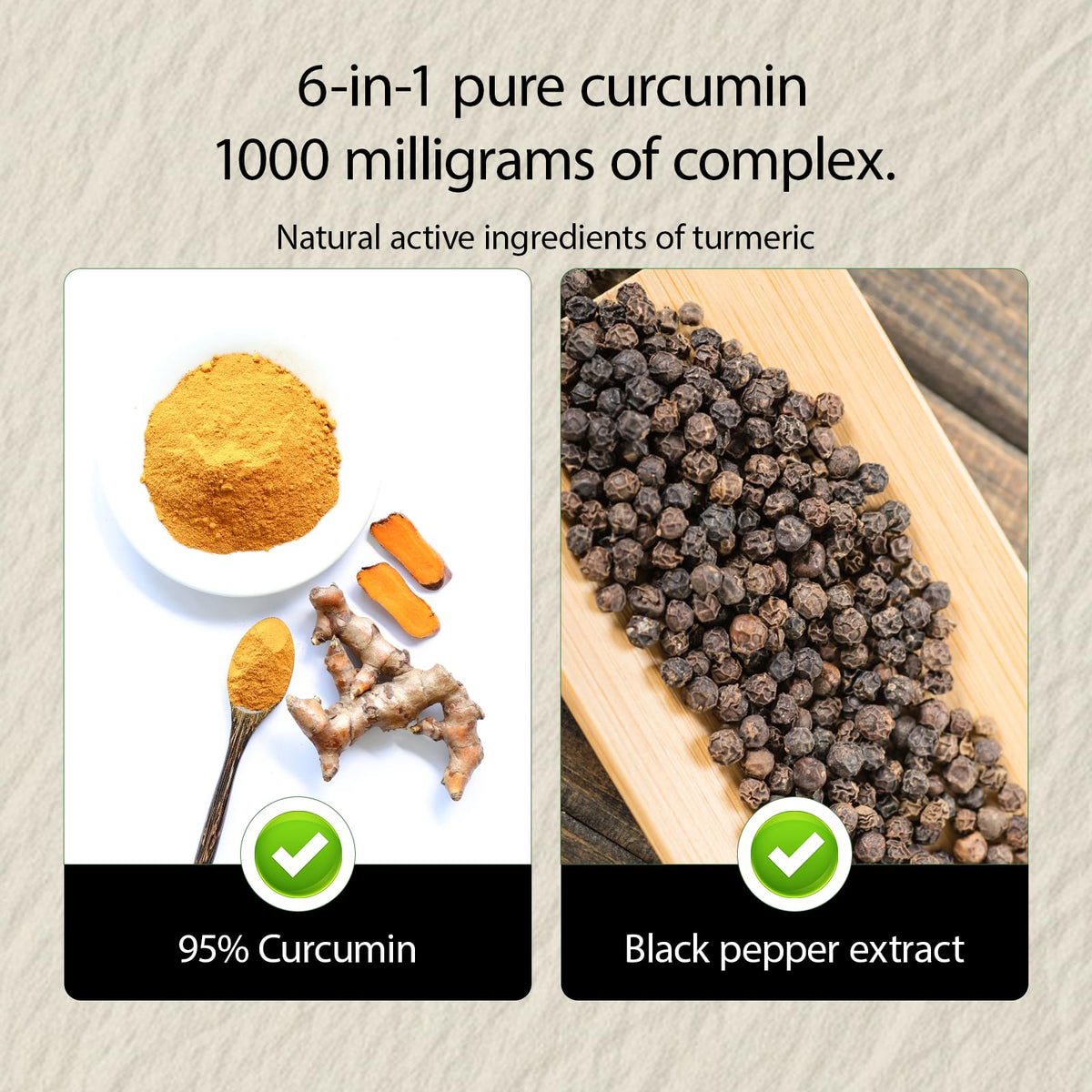 NIVELLE Complément Alimentaire Curcuma Curcumine 1000mg 120 Capsules emballage