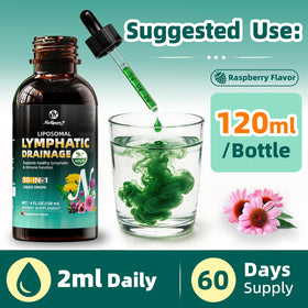 Nivltpure Gouttes de Drainage Lymphatique 290g vue à 360 degrés