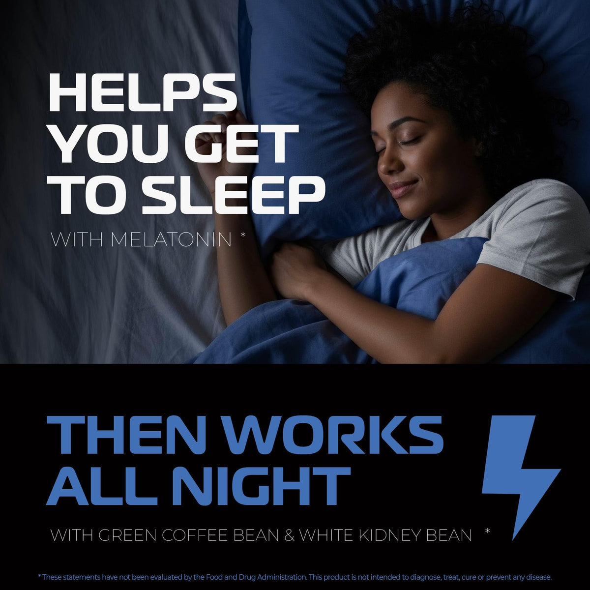 Nobi Nutrition Brûleur de Graisse de Nuit avec étiquette détaillée