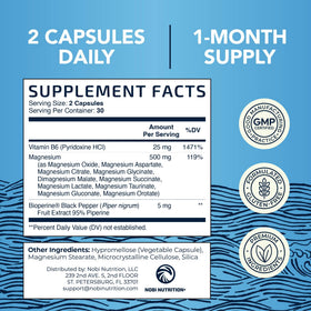 Nobi Nutrition Complément Magnésium 10 en 1 500mg en usage quotidien