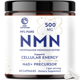 Nobi Nutrition Complément NMN 500mg vue de face avec étiquette