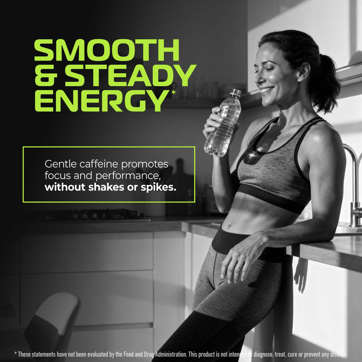 Nobi Nutrition Thé Vert 120 Ct sur une table avec des fruits