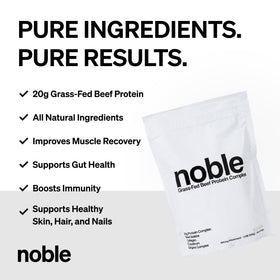 Noble Origins Poudre de Protéine de Boeuf 700g avec une cuillère doseuse