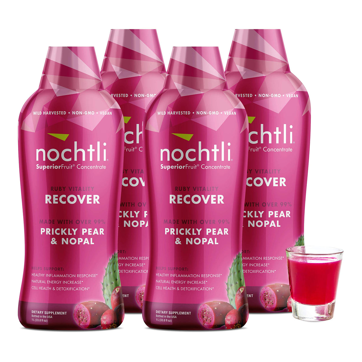 Nochtli complément alimentaire liquide 1L pack de 4
