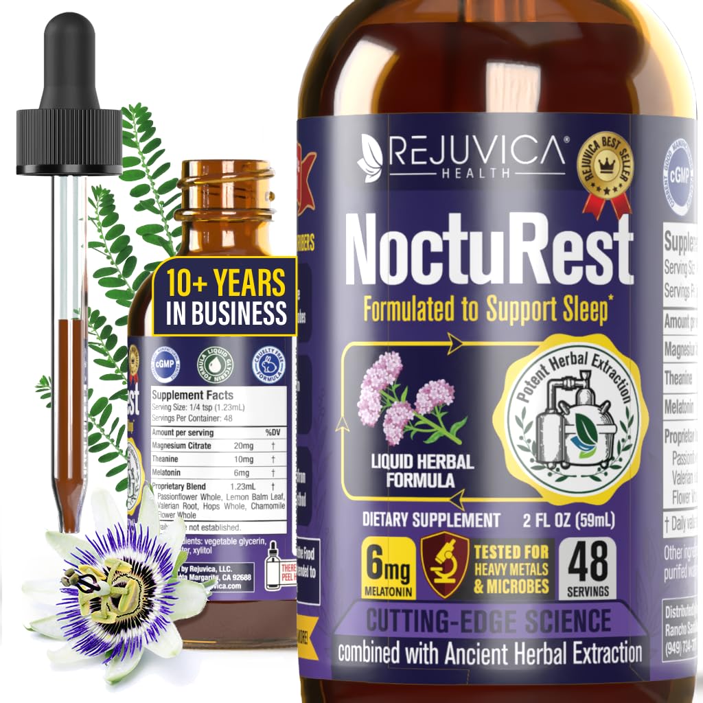 NoctuRest complément alimentaire liquide sommeil 141g vue avant