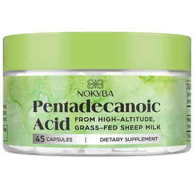 Nokvba Acide Pentadécanoïque C15:0 300mg 45 Capsules vue de face