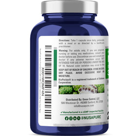 Noni Fruit 300mg capsules avec étiquette visible