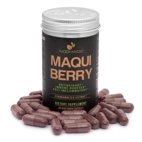 Noomadic Maqui Berry 60 capsules packaging front view