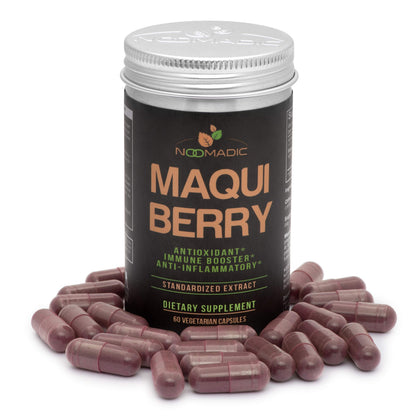 Noomadic Maqui Berry 60 capsules packaging front view