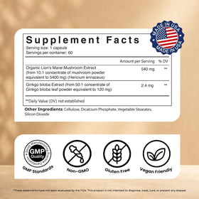 NooMost Complément Alimentaire 60 capsules sur fond blanc