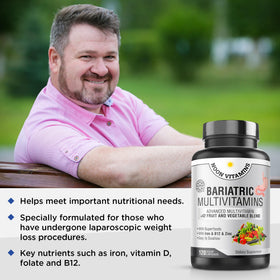NOON VITAMINS Multivitamines Bariatriques gélules liquides en situation de prise